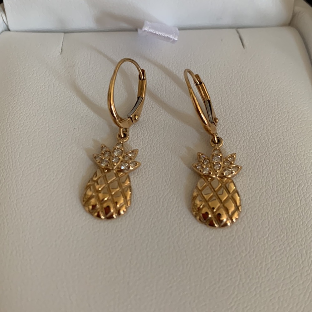 Pineapple earrings✨ - Picture 2 of 4